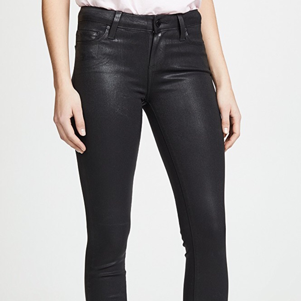 PAIGE Verdugo Ultra Skinny Jeans Black Fog